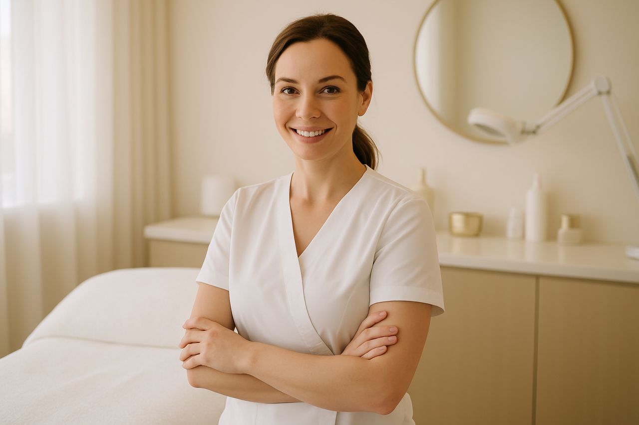 Aurelia Med Spa interior — warm, natural light