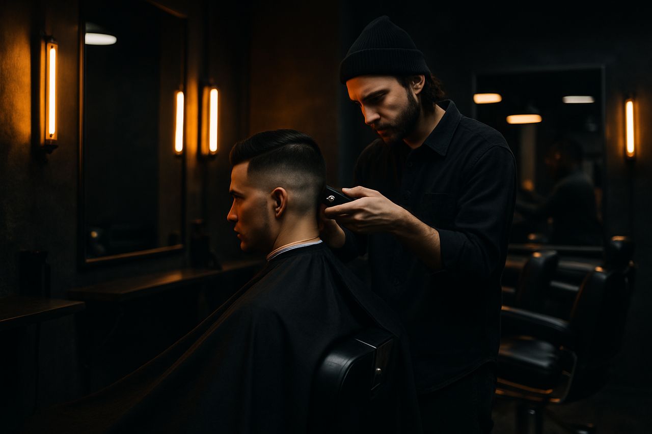 Inside Fade Theory barbershop