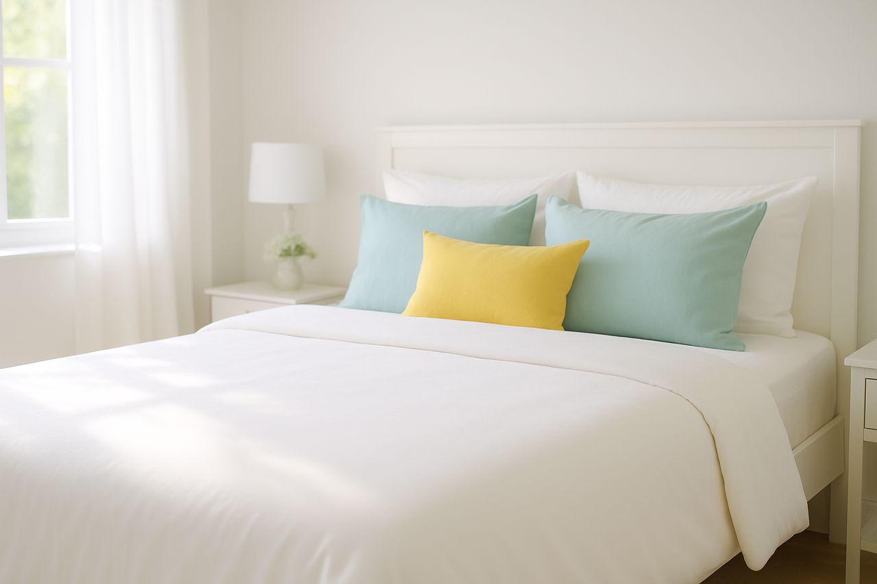 Room after FreshNest cleaning — sparkling, airy, and fresh