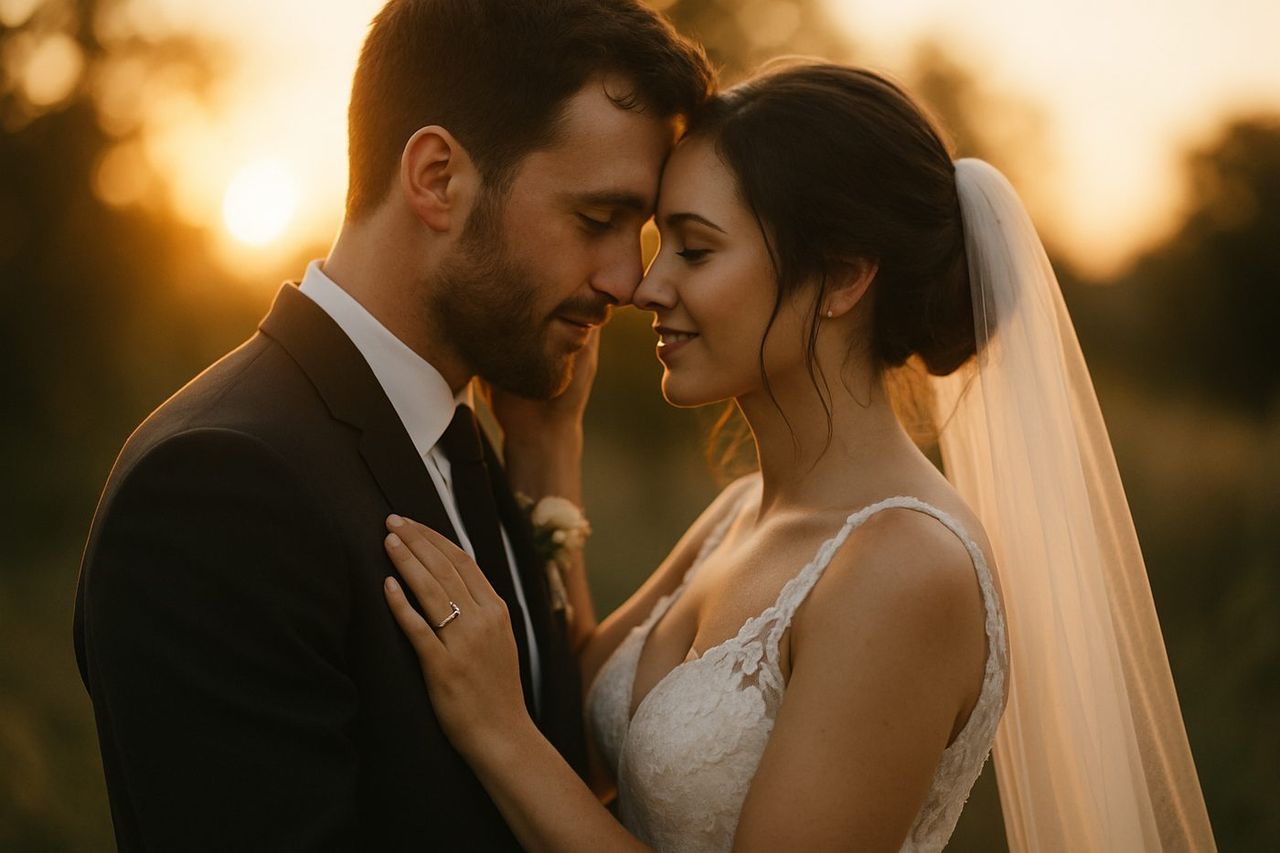 A wedding moment