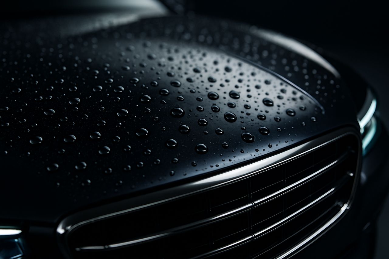 Interior detailing — clean leather seats