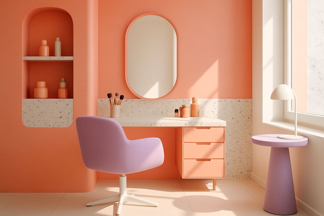 Sunlit interior of Polished Nail Lounge