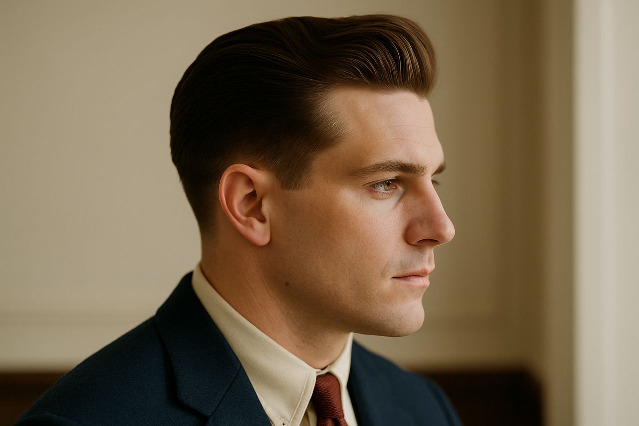 Finished haircut — clean lines