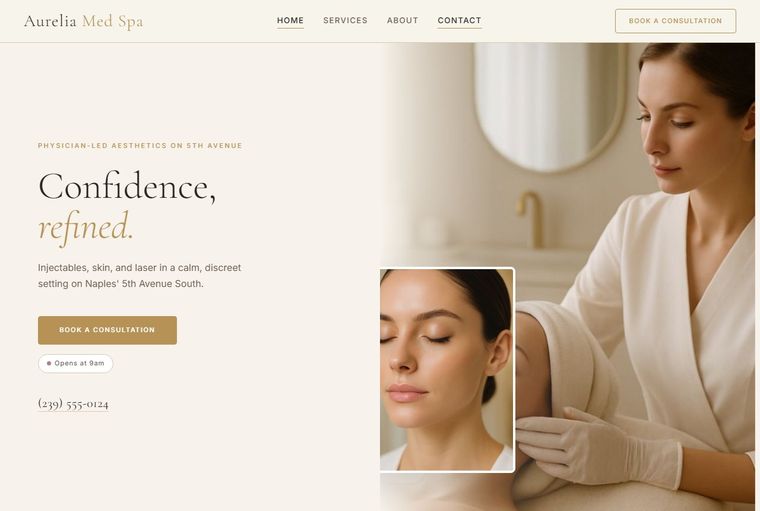 Aurelia Med Spa — Salons & Beauty demo