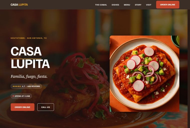 Casa Lupita — Restaurants & Cafés demo
