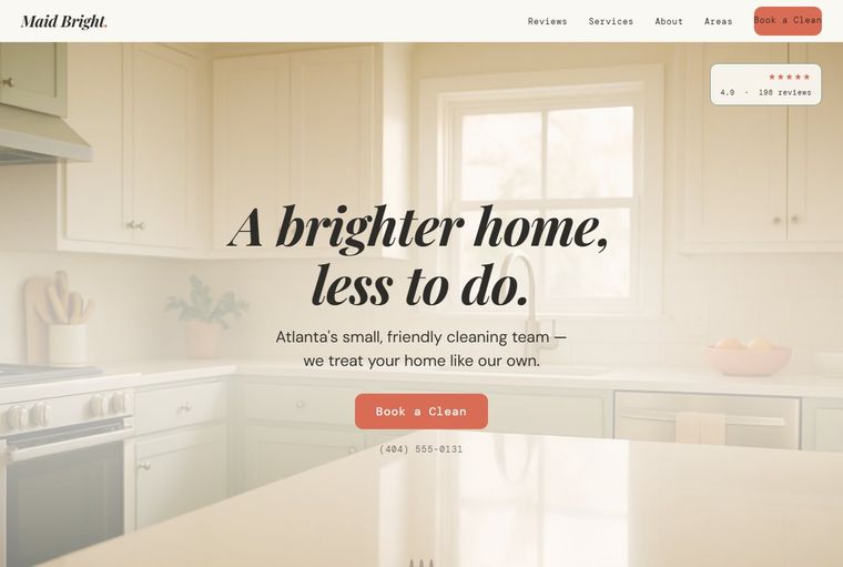 Maid Bright Co. — Cleaning Services demo