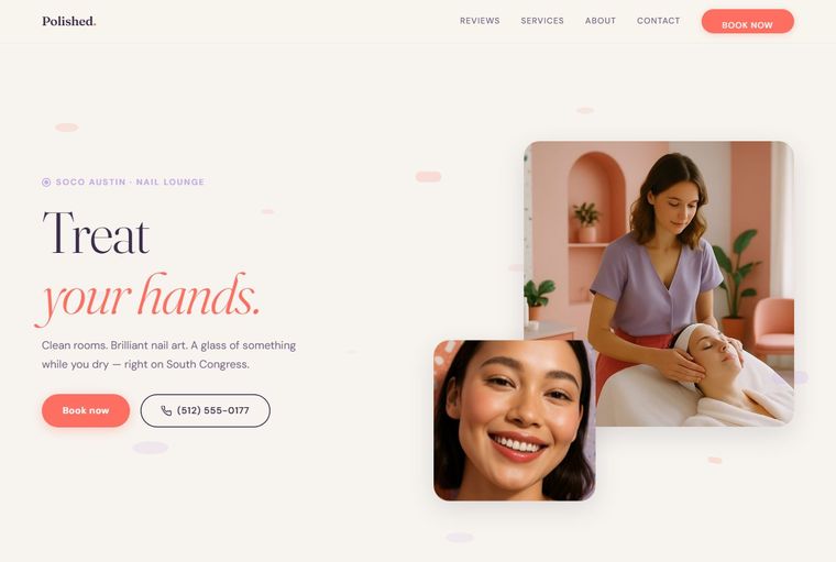 Polished Nail Lounge — Salons & Beauty demo